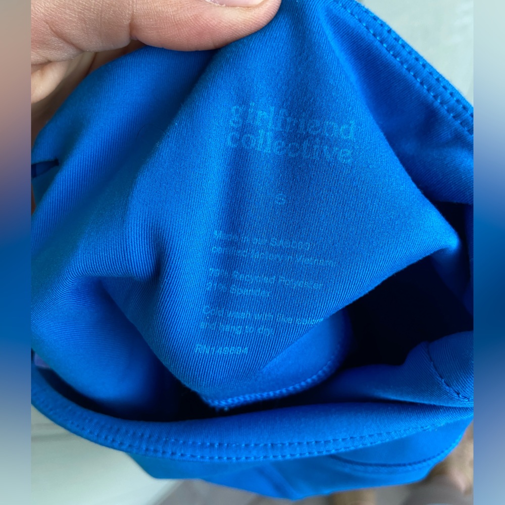 Girlfriend Collective Rare Lapis Royal blue Leggings 23.5” - Picture 9 of 11